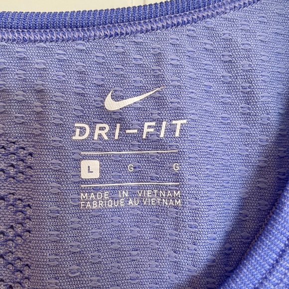 Nike Dri-Fit racer back knit running tank size L - Picture 2 of 3